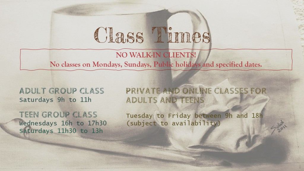 Class times for website